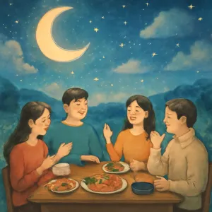여러사람들과 식사 [꿈해몽]