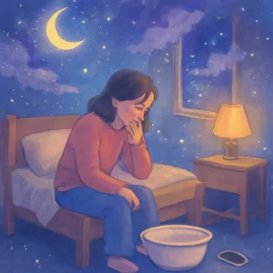 난 오늘 술도안마시고 급하게먹은것도없는데 나혼자사는집에서 핸드폰하다가 갑자기 구토한꿈 [꿈해몽]