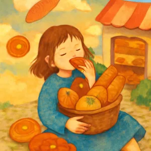 맛있어 보이는 빵들을 골라서 먹고 빵을 많이 샀어 [꿈해몽]
