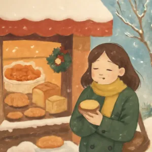 닭강정 집에서 빵이랑 과자도 같이 팔았는데 8,500원 닭강정 소짜리 뻥치고 8,000원에 사감.다음날에 걸려서 타르트 훔쳐가고 잠에서 깸.주위에 눈이 왔음. [꿈해몽]