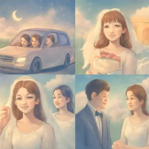 꿈 시작은 결혼식장을 가는 차 안이고 가족과 다같이 결혼식장에 가고있었다
그리고 당일날 주문제작 케이크를 받아가서 결혼식장으로 같다. 동생과 같은 날에 결혼식을 올리는데 결혼식장에 도착해서 신부화장을 받기위해 기다리고 있었고 동생이 먼저 신부화장을 받고 동생이 피부화장이 끝날때 쯤 내가 신부화장을 받았다. 그리고 메이크업을 받으며 예비신랑과 다정하게 대화를 나누며 화장을 다 받은 후에 웨딩드레스를 입고나서 신부대기실에서 예비신랑과 다정하게 대화하고 꿈이 끝난다. [꿈해몽]