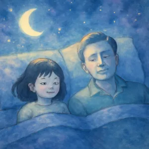 옆자리에 누군가 누워있어서 동생인가 하고 봤는데 돌아가신 아버지가 살아서 누워계셨어요 [꿈해몽]