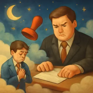 상사가 결재도장을 찍어주지 않은 꿈 [꿈해몽]
