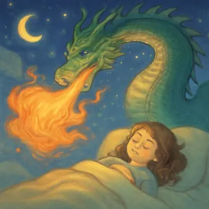 용이 불을 뿜은 꿈 [꿈해몽]