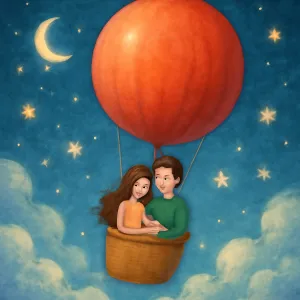 부부가 함께 풍선을 탄 꿈 [꿈해몽]