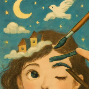 누군가 눈썹을 보며 새로 뮨신했냐고 물었는데 나는 뮨신아니고 그렸다고했음 [꿈해몽]