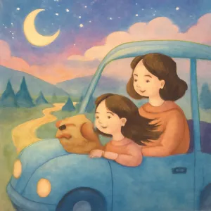 우리엄마랑 내가좋아하는강아지랑 아줌마랑 우리엄마차타고 산책같다오는 꿈 [꿈해몽]