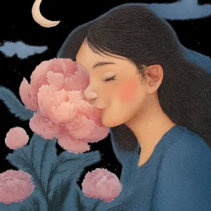 꽃을 얼굴에 비빈 꿈 [꿈해몽]