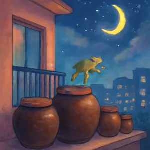 아파트 베란다 장독에서 조그마한 두꺼비가 폴짝 뛰어내리는 꿈 [꿈해몽]