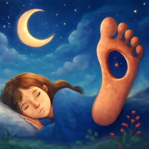 발바닥에구멍남 [꿈해몽]