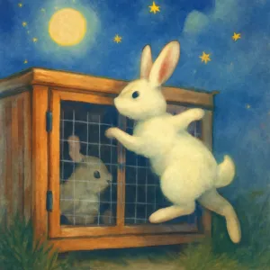 토끼가 토끼장에서 빠져 나오려고 한 꿈 [꿈해몽]
