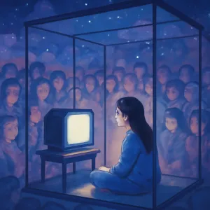 방에서 티비를 보는데 유리벽으로된 방에 내가 있었다
근데 사람들이 가득 둘러싸여있었다 [꿈해몽]