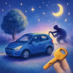 주차후 차량도난당하는꿈
그런데 차키는 나한테 있었어요 [꿈해몽]