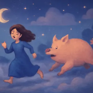 돼지에게 쫓긴 꿈 [꿈해몽]