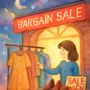 바겐세일을 하는 곳에 간 꿈 [꿈해몽]