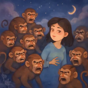 많은 원숭이들이 나한테 화를 내는꿈 [꿈해몽]