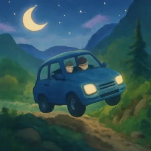 친구가 운전하는 자동차를 타고 산기슭이나 계곡과 같이 길이 없는 것을 거침없이 운전해 가는꿈
 [꿈해몽]