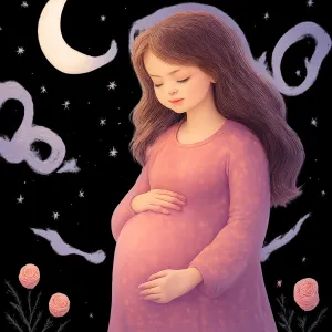 배가 불러 임신한꿈 [꿈해몽]