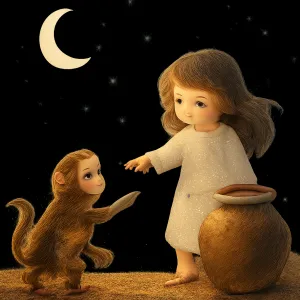 원숭이가 말도잘듣고 나를잘따르며 자기몸에갯뻘같은게묻는데가더라도끝까지 따라오며 항아리쪽을가리키며 너잠리가여기다고가리키닌까그대로항아리속으로들어가더라 [꿈해몽]