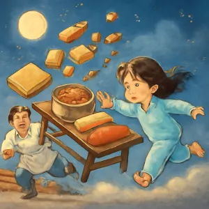 떡장수나 엿장수의 좌판을 엎어버린 꿈 [꿈해몽]