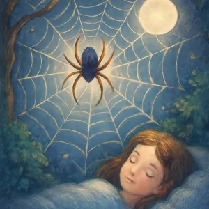 거미줄에 있는 거미를 본 꿈 [꿈해몽]