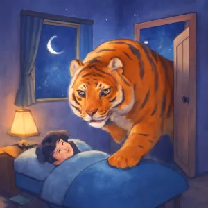 호랑이나 사자가 방으로 들어온 꿈 [꿈해몽]