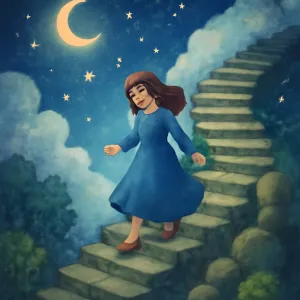 돌계단을 내려온 꿈 [꿈해몽]