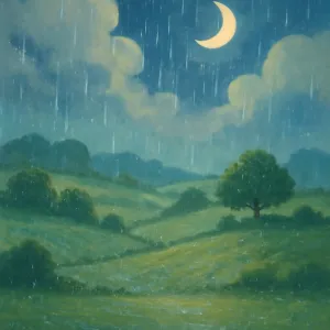 대지 위에 비가 촉촉하게 내린 꿈 [꿈해몽]