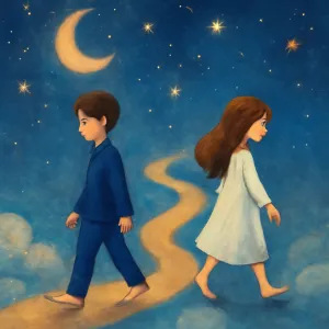 서로 반대 방향으로 걸은 꿈 [꿈해몽]