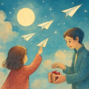 종이비행기를 날리고있던 사람들에게  왜날려요하니  종이비행기를 날리면  선물을 준다고 해서  저도  날리고  모르는게있었는데  어떤 남자분이 도와주었음 [꿈해몽]