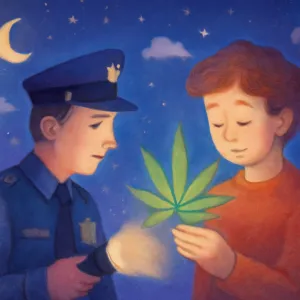 대마초를 소지하고 경찰어게 검문 다했다 [꿈해몽]