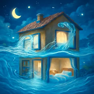 맑은물이집안에가득하다 [꿈해몽]