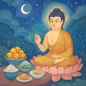 부처님께 공양할 음식을 차린 꿈 [꿈해몽]