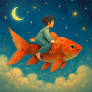 잉어가 하늘을 날은 꿈 [꿈해몽]