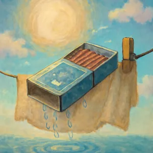 물에 젖은 성냥갑을 말린 꿈 [꿈해몽]