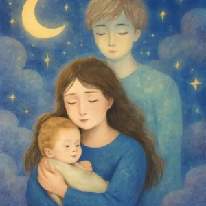 꿈에죽은친구가 자기아이를 나한데주는데 저는그아이를 가슴에 아이를안고있었어요 [꿈해몽]