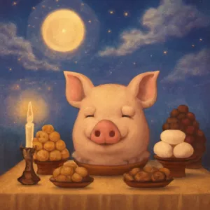 제사상에 돼지머리를 올린 꿈 [꿈해몽]