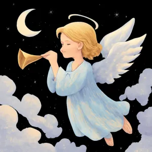 천사가 나팔을 분 꿈 [꿈해몽]