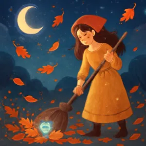 낙엽을 쓸다가 보석을 주운 꿈 [꿈해몽]