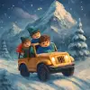 자동차를 친구들이랑 타고 흰눈이 온높은 산을 짚차로 올라 가는꿈. [꿈해몽]