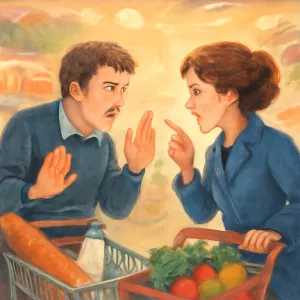 마트에서 영부인이랑 말다툼함 [꿈해몽]