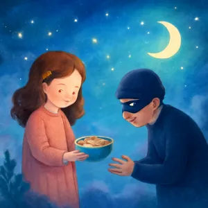 도둑에게 음식을 준 꿈 [꿈해몽]