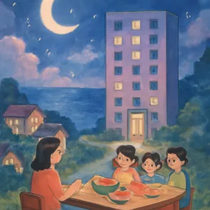 눈을 떠보니 아파트가 있던 주택가였고 그 옆에는 바다가 있었다. 아파트로 엄마와 함께 들어가서 12층으로 올라가려고 했는데 그 아파트 엘레베이터가 내가 전 꿈에서 꾸었던 엘레베이터와 같아서 그 엘레베이터를 타면 타는도중 오류가 나며 현실에 존재하지않는 층까지 갑자기 올라가며 문이 열리지 않고 도중에 멈춰버리는 엘레베이터라 엘레베이터를 타지 말라고 엄마에게 말했다. 거기있던 엄마와 친구들과 함께 아파트 입구에 있던 식탁에서 놀이와 수박을 먹으며 함께 즐거운 시간을 보내다 내가 엄마에게 꼭 12층갈때 계단으로 올라가야한다는 말을 끝으로 꿈이 끝났다 [꿈해몽]