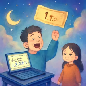 꿈에서 컴퓨터로 로또번호가 뜬걸 보면서 로또 1등이 되었다고 신나해 했고, 기쁜데 실감이 안난다는 생각을 한 것 같아요. 옆에 딸이 있던거 같기도 하고 그건 정확히 기억나지 않네요.  [꿈해몽]