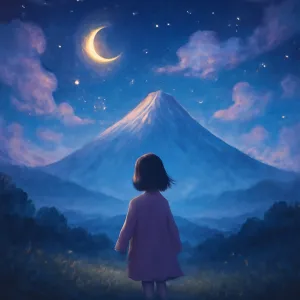 멀리서 높은 산을 바라본 꿈 [꿈해몽]