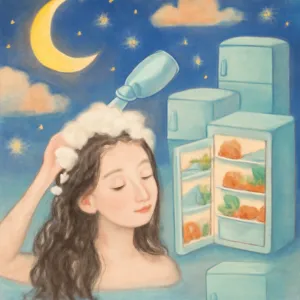 머리를감고있는데누가샴푸를주는꿈냉장고속이풍요롭고냉장고가많아지는꿈 [꿈해몽]