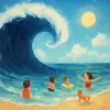 청명하고 맑은 하늘 아래 짙고 검은색의 바다가 회오리치면서 큰 파도를 만들어 해변을 덮치지만 그 파도를 피해 사람들과 같이 물놀이를 하는 꿈 [꿈해몽]