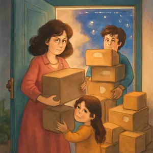 나랑 엄마랑 현관문앞 확인했는데 아빠가 택배를 엄청 많이 시켜서 엄마가 화내면서도 택배를 집안에 들이는꿈 [꿈해몽]