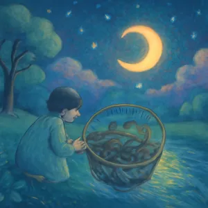 냇가에서 미꾸라지을 그물가득 잡는꿈 [꿈해몽]