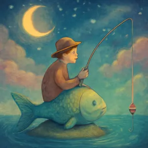 낚시하는데  사람이 물고기로변해서 스스로 낚시줄에  걸리는꿈 [꿈해몽]